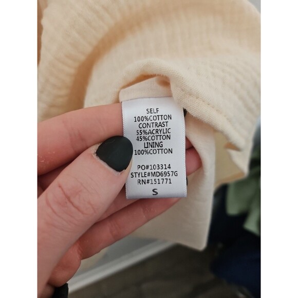 Gilli Dress Sz Small 100% Cotton Boho Western Cottage Core Prairie Fit N Flare - Picture 4 of 5